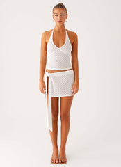 Bernie Halter Top - Ivory