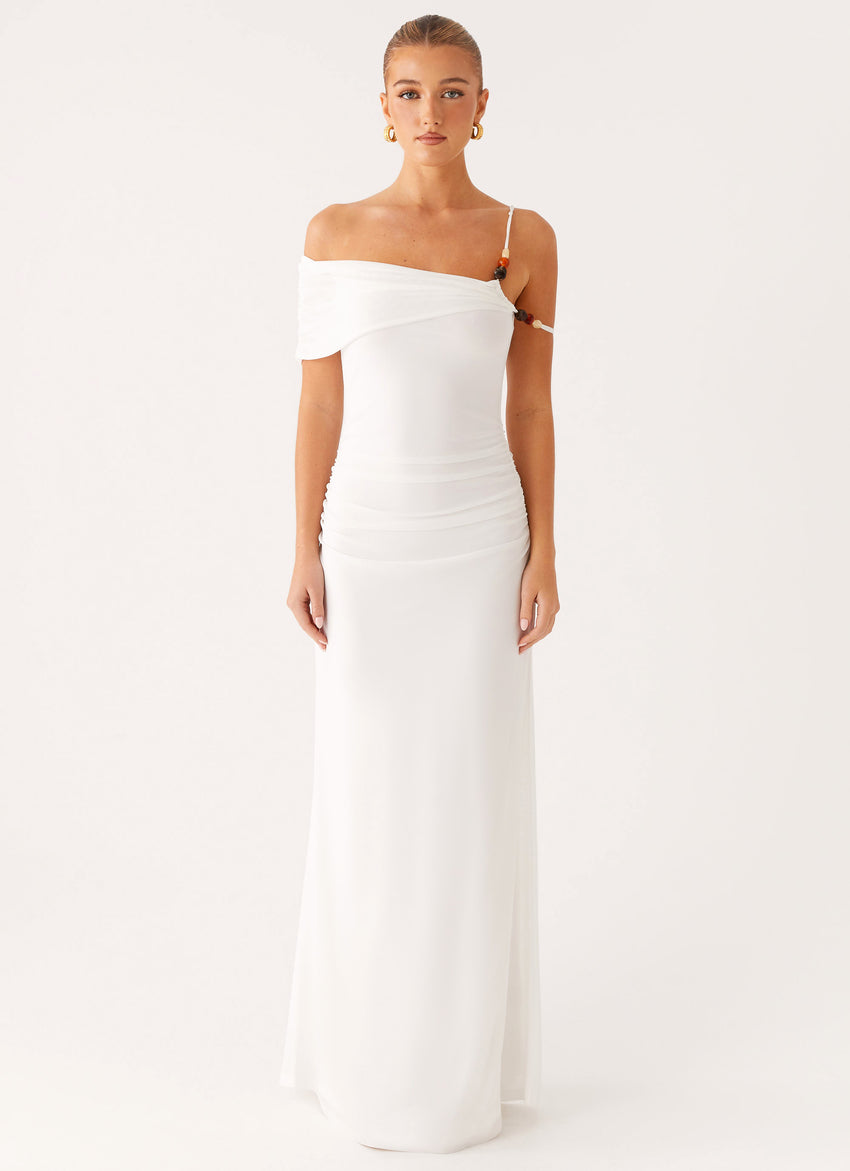 Conquer Maxi Dress - Off White