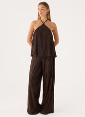 Darlow Low Rise Pants - Chocolate