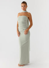 Libra Maxi Dress - Pastel Sage