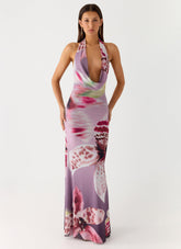 Like You Better Maxi Dress - Ombre Floral Affair