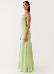 Morning Crush Cowl Maxi Dress - Lime