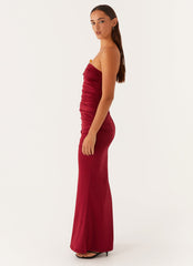 Rudy Maxi Dress - Maroon