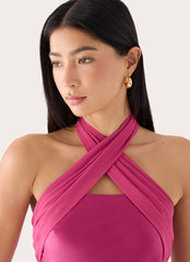 Avalore Mini Dress - Mulberry Pink