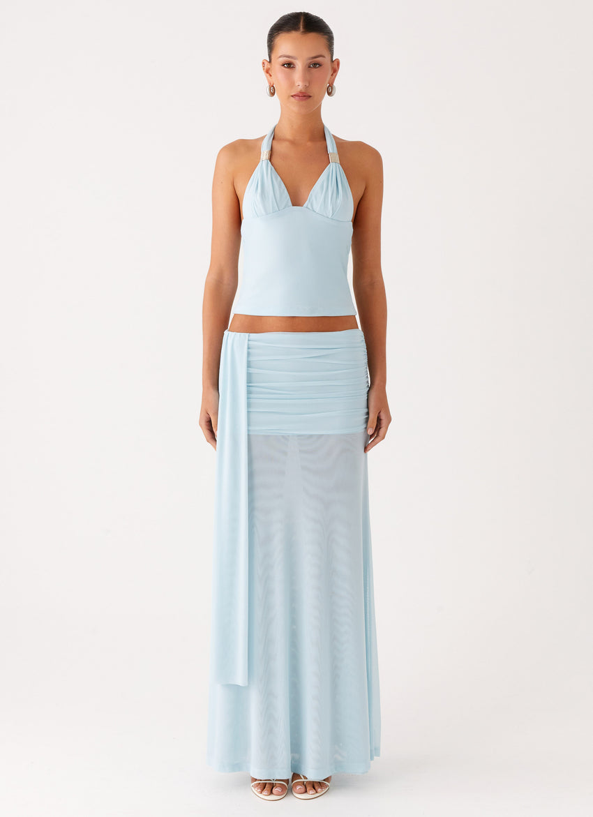Blaze Maxi Skirt - Blue