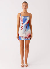 Everett Mini Dress - Deep Sea Bloom