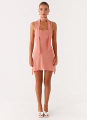 Hudson Mini Dress - Peach