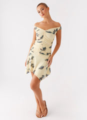 Josette Mini Dress - Buttercream Bliss
