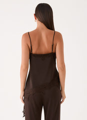 Melisana Cowl Top - Chocolate