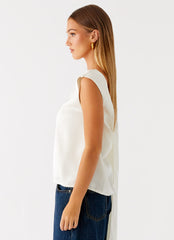 Mojito Cowl Top - Ivory