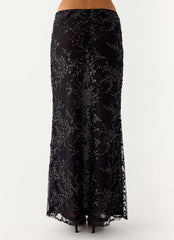Moodlight Maxi Skirt - Black