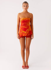 Over The Horizon Asymmetrical Top - Serene Orange