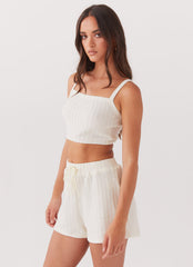 By the Bay Knit Top - Ivory