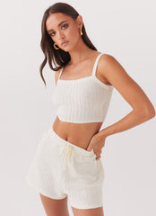 By the Bay Knit Top - Ivory