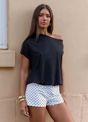 Raeni Off Shoulder Top - Black