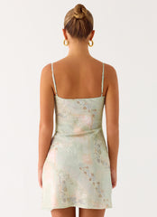 Reflection Mini Dress - Mystic Paisley