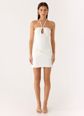 Sacred Mini Dress - White