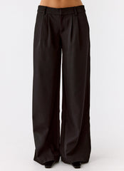 Samuel Low Rise Suiting Pants - Black