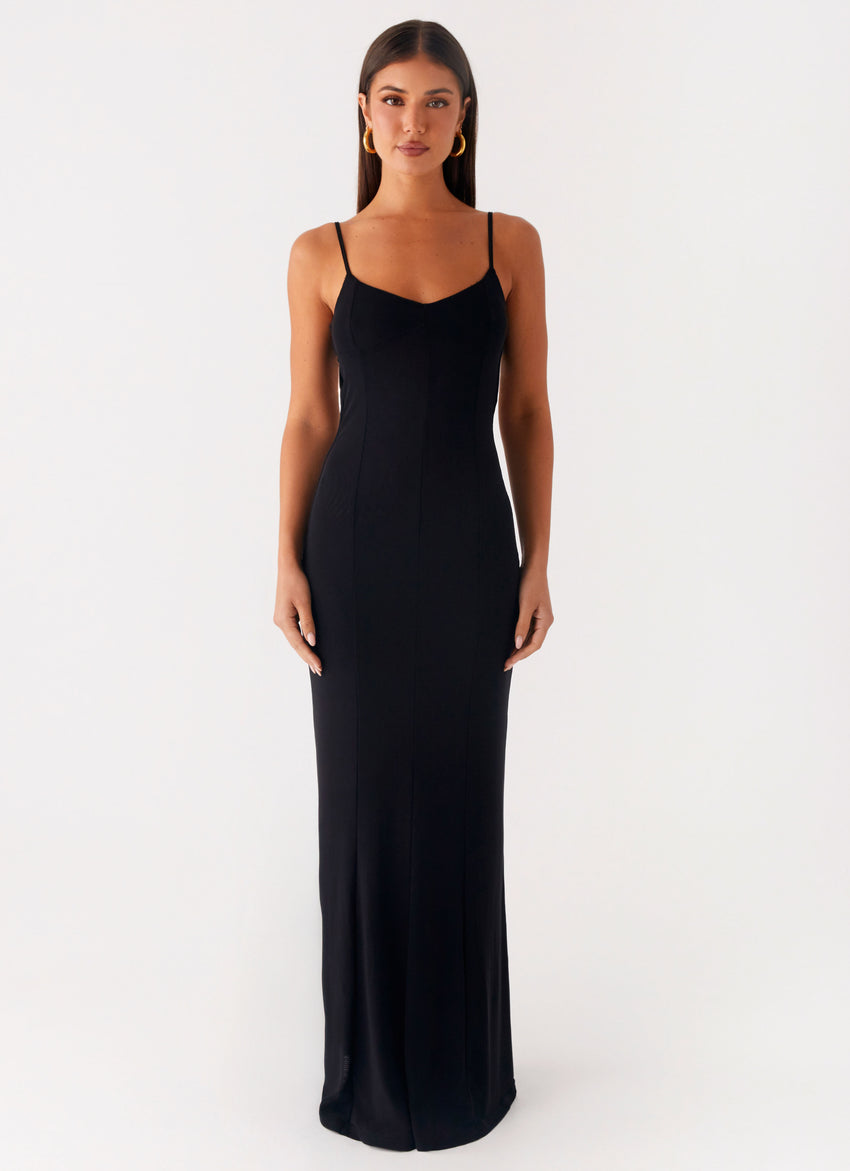 Serene Escape Maxi Dress - Black