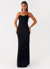 Serene Escape Maxi Dress - Black
