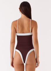 Shevie One Piece Swimsuit - Chocolate