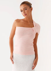 Tansy Knit Top - Pink
