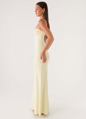 Vamonos Maxi Dress - Yellow