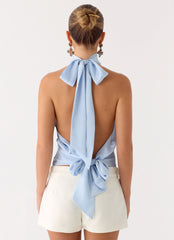 Willow Top - Pale Blue