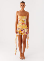 Macey Mini Dress - Sunburst Floral